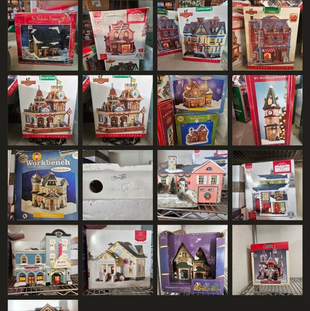 Christmas Village houses